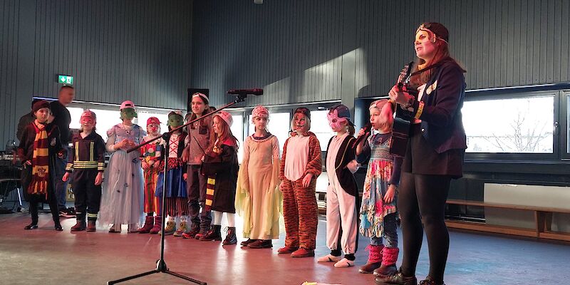 Chor-Auftritt auf der Kinderfasnet Kusterdingen